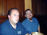 JD and Figgy at Monks